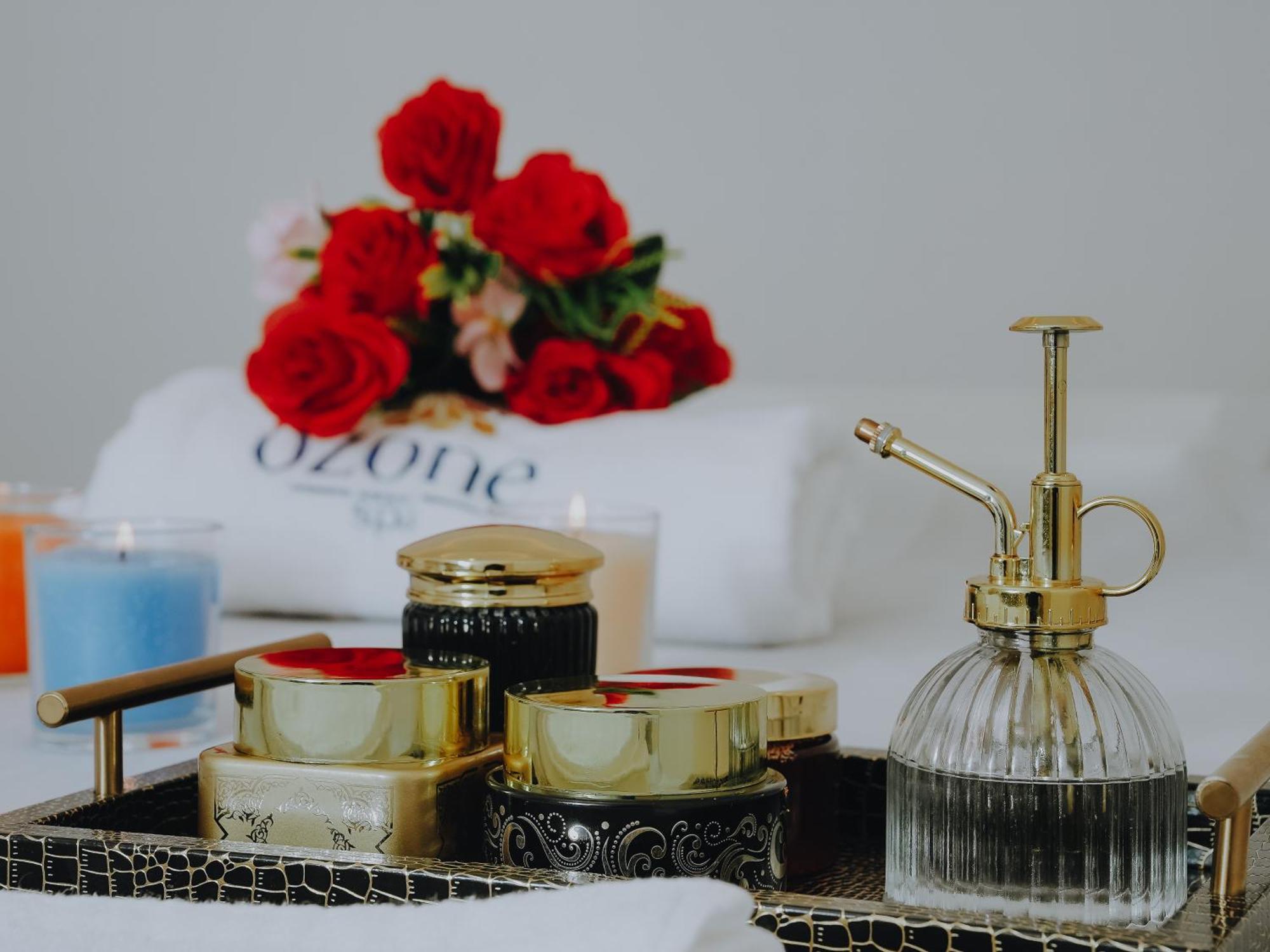 Doubletree By Hilton Fujairah City Экстерьер фото A set of skin care products